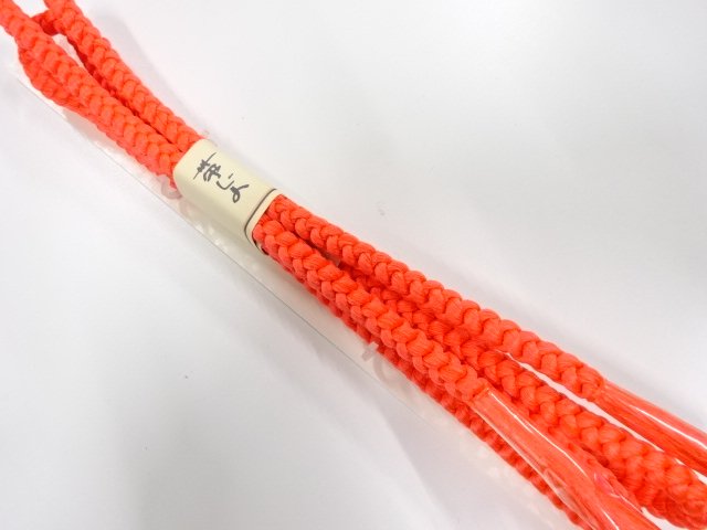 未使用品　正絹　手組帯締め
